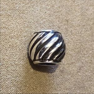🆕  Brighton Rope and Roll bead Diagonal swirling lines around bead NWOT